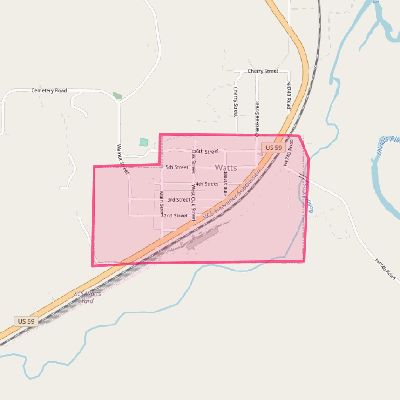 Map of Watts