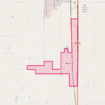 Map of Waukomis