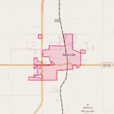 Map of Westville