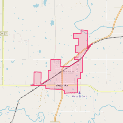 Map of Wetumka