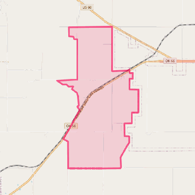 Map of White Oak