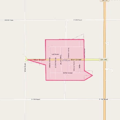 Map of Willow