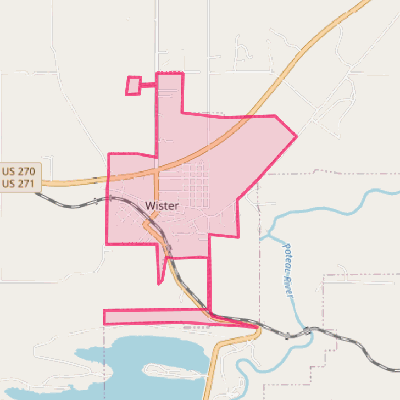 Map of Wister