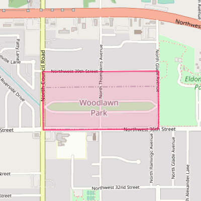 Map of Woodlawn Park