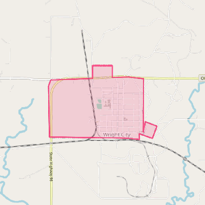 Map of Wright City