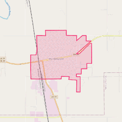 Map of Wynnewood