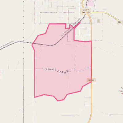 Map of Zion