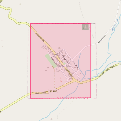 Map of Antelope