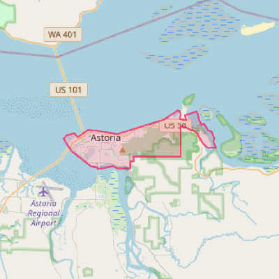 Map of Astoria