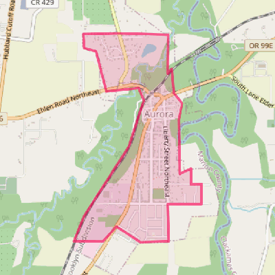 Map of Aurora