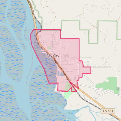 Map of Bay City