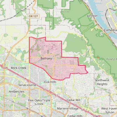 Map of Bethany