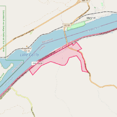 Map of Biggs Junction