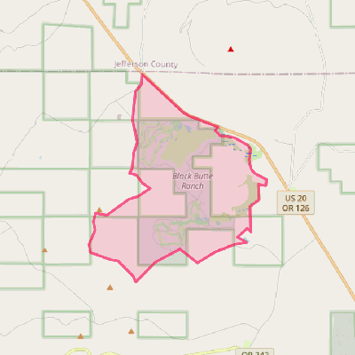 Map of Black Butte Ranch