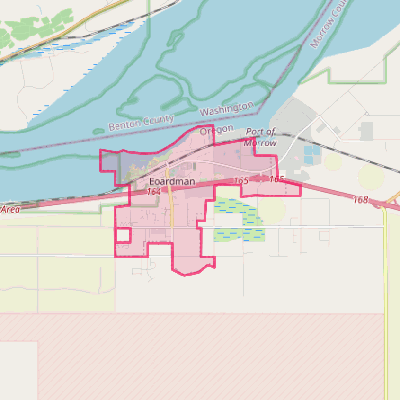 Map of Boardman