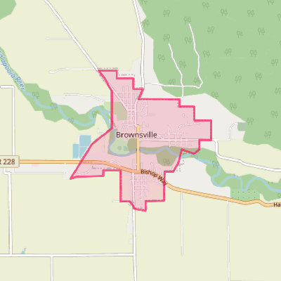 Map of Brownsville