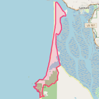 Map of Cape Meares