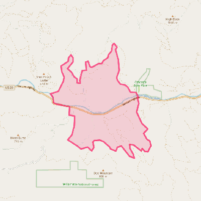 Map of Cascadia