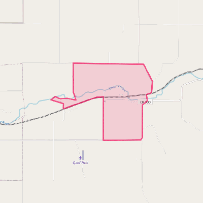 Map of Cayuse