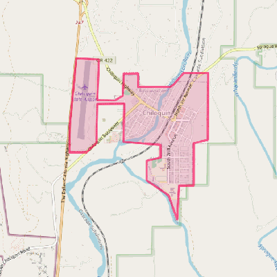 Map of Chiloquin