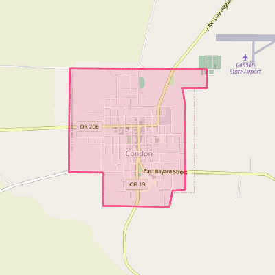 Map of Condon