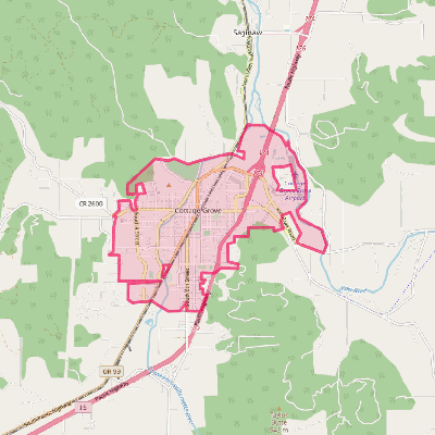 Map of Cottage Grove