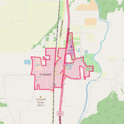 Map of Creswell