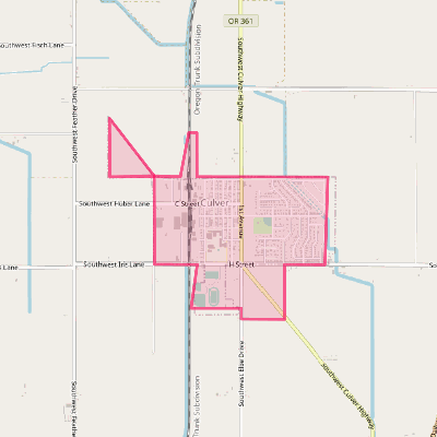 Map of Culver