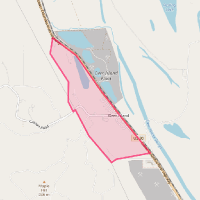 Map of Deer Island