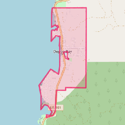 Map of Depoe Bay