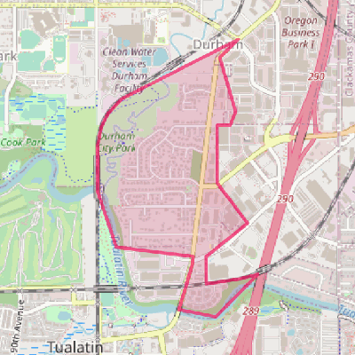 Map of Durham