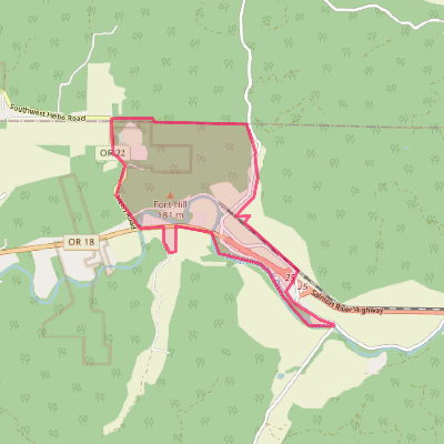 Map of Fort Hill