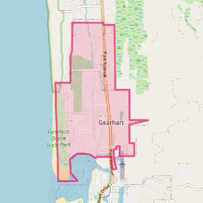 Map of Gearhart