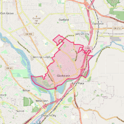 Map of Gladstone