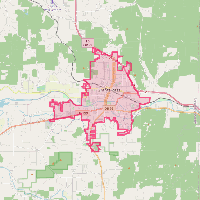 Map of Grants Pass