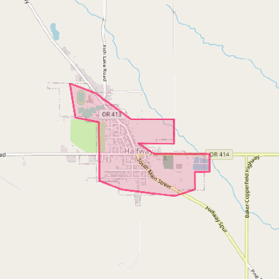 Map of Halfway