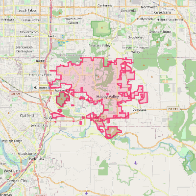 Map of Happy Valley