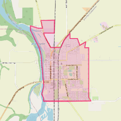 Map of Harrisburg