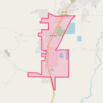 Map of Hines