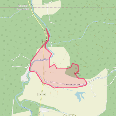 Map of Kings Valley