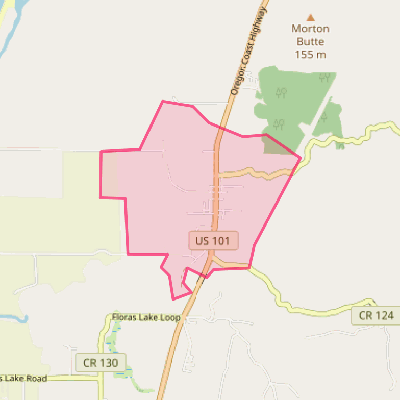 Map of Langlois