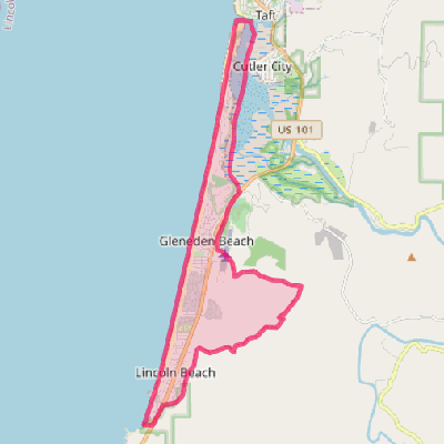 Map of Lincoln Beach