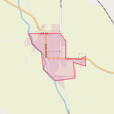 Map of Lostine