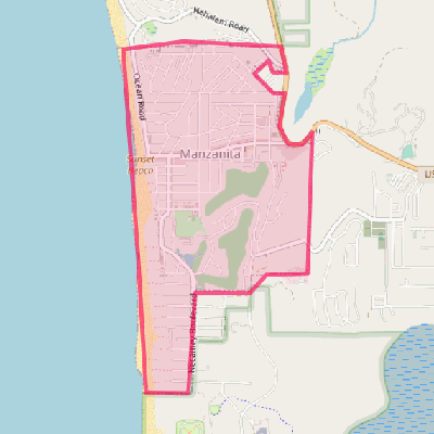 Map of Manzanita