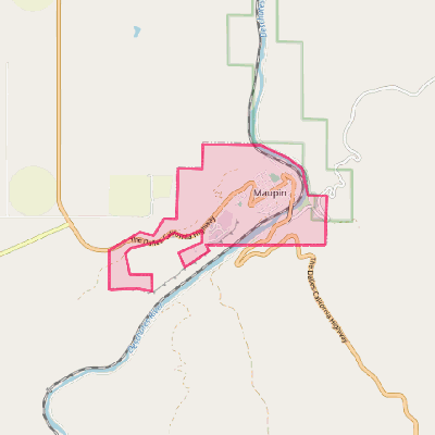 Map of Maupin