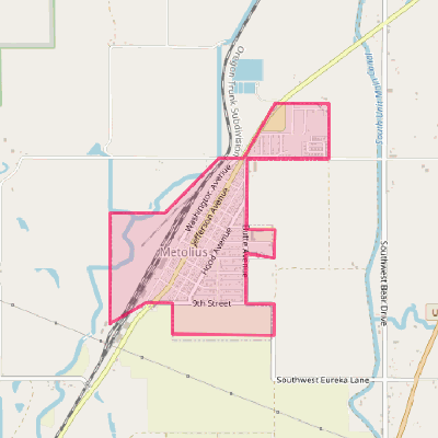 Map of Metolius