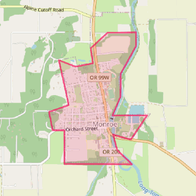 Map of Monroe