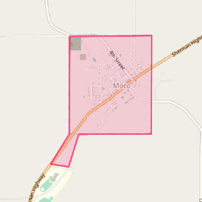 Map of Moro