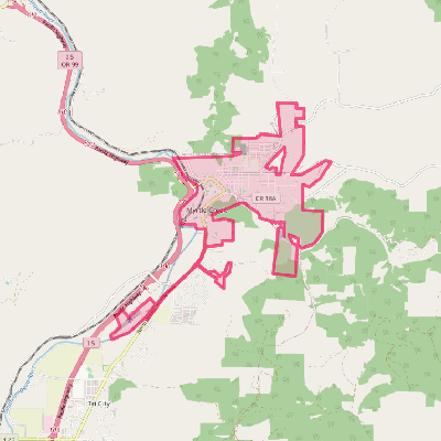 Map of Myrtle Creek