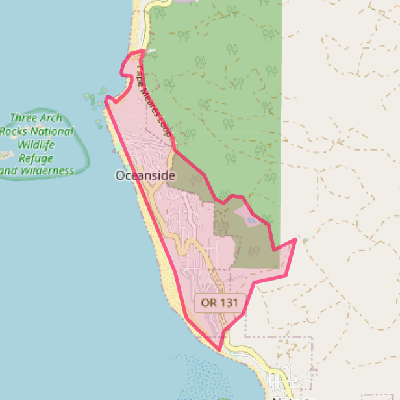 Map of Oceanside